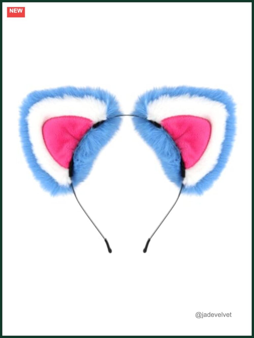 Faux Fur Tiger Ear Headband Adjustable Plush Cosplay Costume Accessory